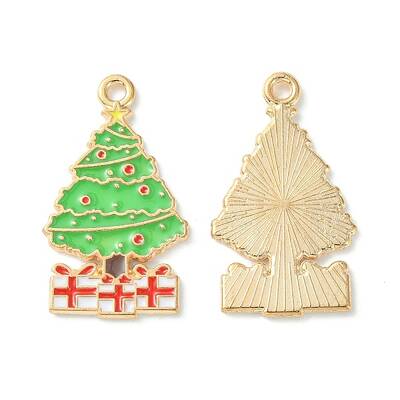Christmas Alloy Enamel Pendants