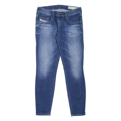 DIESEL Grupee-Ankle Womens Jeans Blue Slim Skinny Stone Wash W27 L28