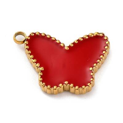 Ion Plating(IP) 304 Stainless Steel Enamel Pendants