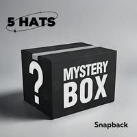 Mystery Hat Box - Five Randomly Picked Flat Brim Trucker Hats - Mystery Birthday Gift, Friend Gift, Mystery Box Challenge