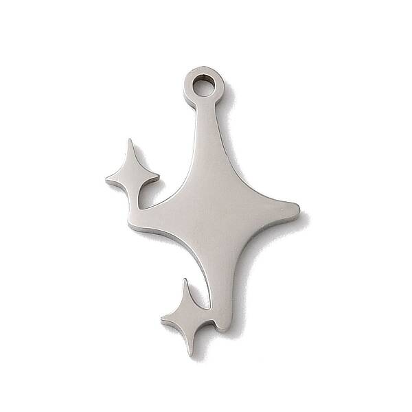 Non-Tarnish 5Pcs 201 Stainless Steel Pendants