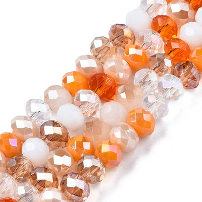 Electroplate Glass Beads Strands