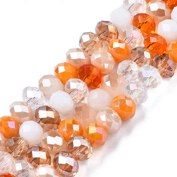 Electroplate Glass Beads Strands