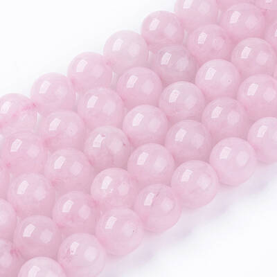 Natural White Jade Bead Strands