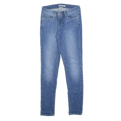LEVI'S 711 Jeans Blue Denim Slim Skinny Womens W27 L30