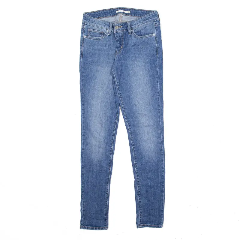 LEVI'S 711 Jeans Blue Denim Slim Skinny Womens W27 L30