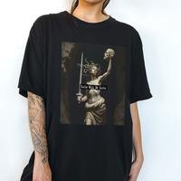 Girls Will Be Girls Funny T-Shirts, Medusа With The Hеad of Persеus Girl Power Shirts, Graphic Tee Cotton Women Shirts
