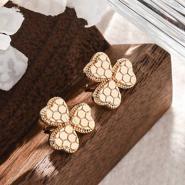 Brass Stud Earrings
