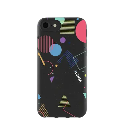 Black Minga Party iPhone 6/6s/7/8/SE Case