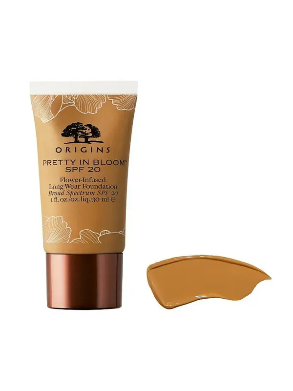 Origins, Pretty In Bloom Long Lasting Cream Foundation 530 Medium Deep Warm SPF 20 30ml