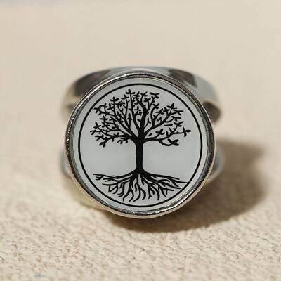 Tree of Life Urn Ashes Ring