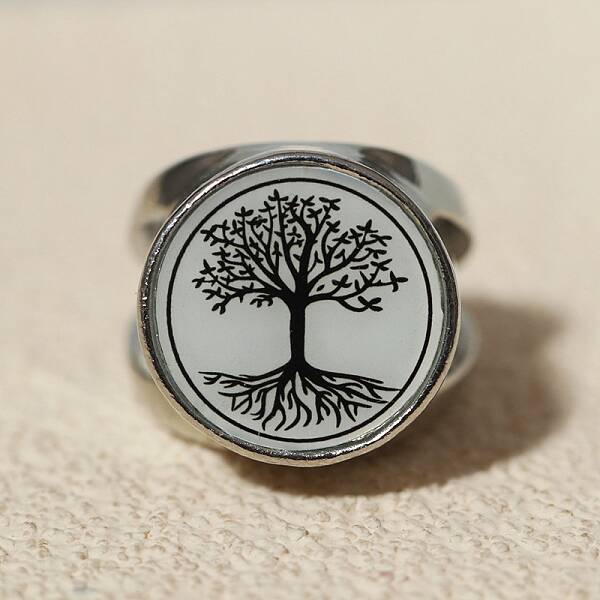 Tree of Life Urn Ashes Ring