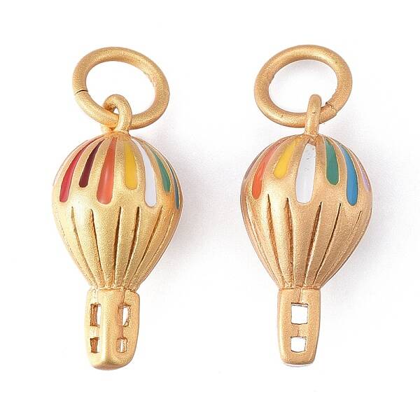 Brass Enamel Pendants
