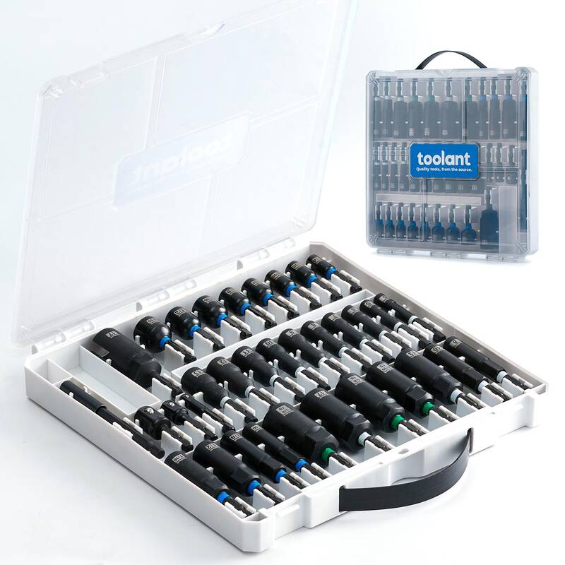 toolant Magnetic Nut Driver Bit Set for Impact Driver, Socket Set for DIYer, mechanical Hardware Heavy Duty