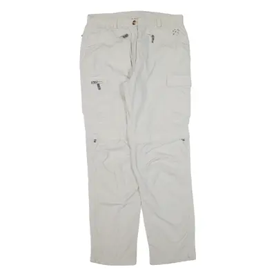 Outdoor Womens Trousers Grey Regular Straight 90s W32 L31