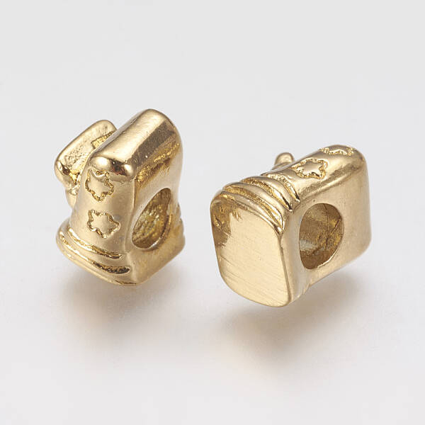 Ion Plating(IP) 304 Stainless Steel European Beads