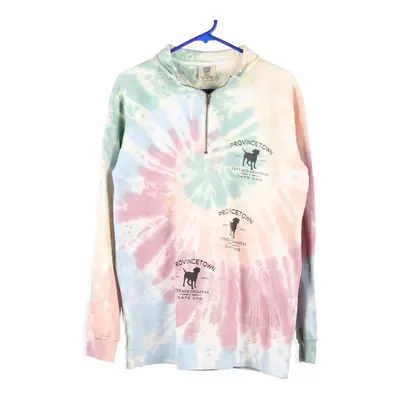 Cape Cod Comfort Colors Tie-Dye 1/4 Zip - XL Multicoloured Cotton Blend