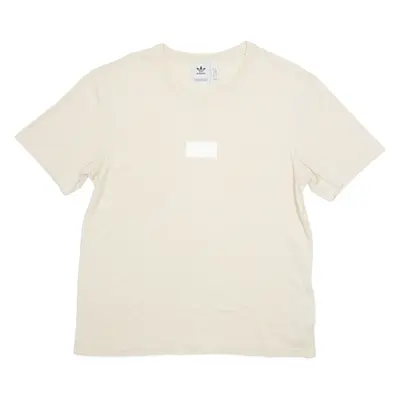 ADIDAS ORIGINALS Mens T-Shirt Beige M