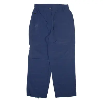 MCKINLEY Detachable Legs Womens Trousers Blue Relaxed Straight W26 L26