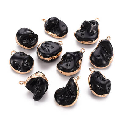 Electroplate Freshwater Shell Pendants
