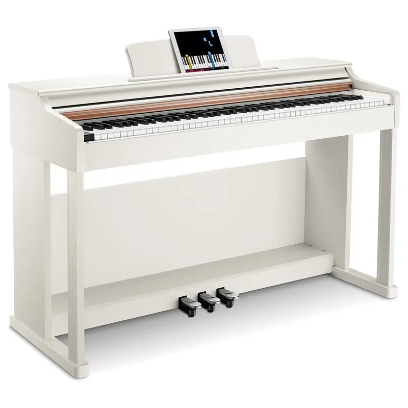 Donner DDP-100 Weighted Digital Piano - White / Piano