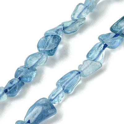 Natural Aquamarine Beads Strands
