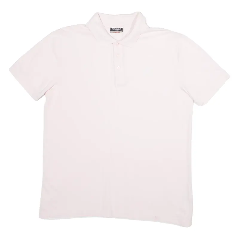 KAPPA Mens Polo Shirt Pink L