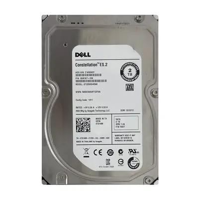T31KM Dell 2TB 6Gb/s SATA 7200 3.5-Inch Hard Drive