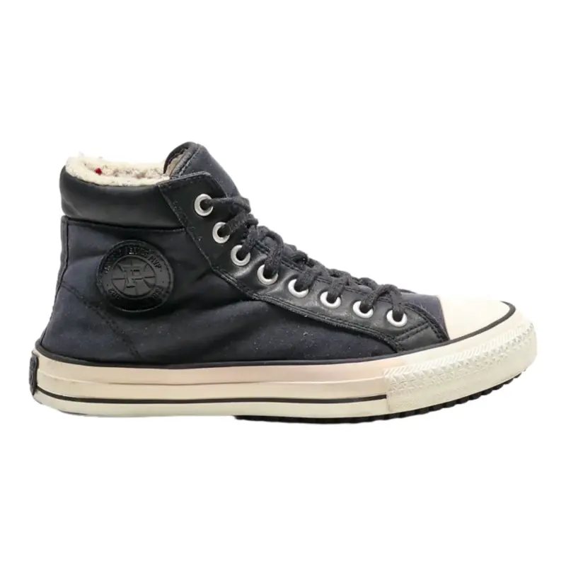 NEW YORKER High Top Trainers Black Synthetic Mens UK 6