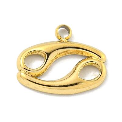 Real 18K Gold Plated PVD Vacuum Plating 304 Stainless Steel Pendants