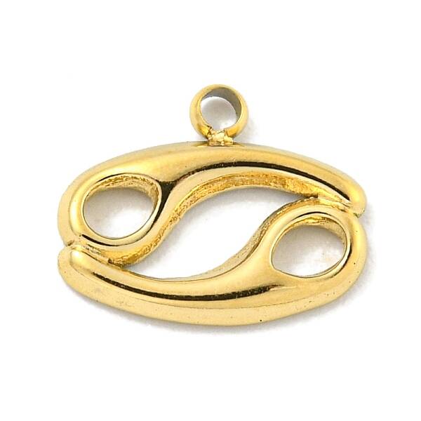 Real 18K Gold Plated PVD Vacuum Plating 304 Stainless Steel Pendants