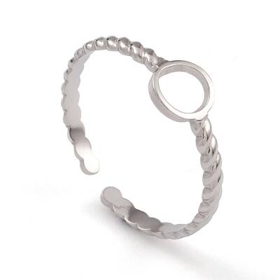 Non-Tarnish 304 Stainless Steel Cuff Rings