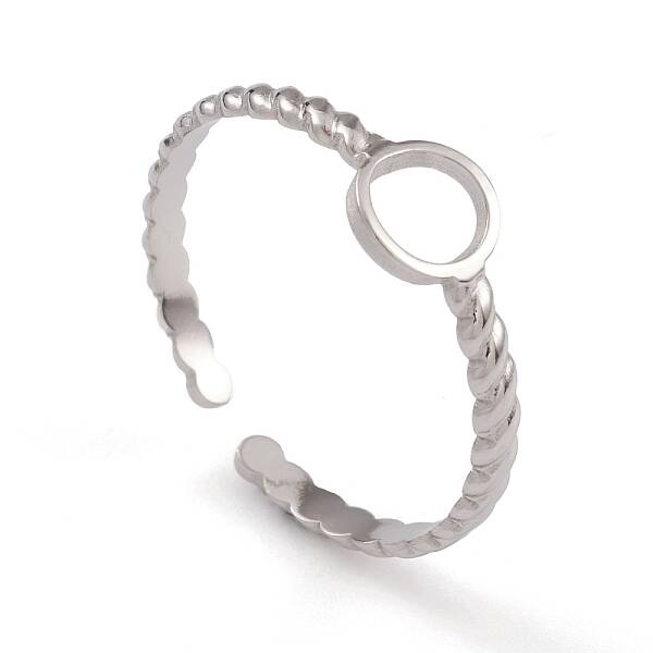 Non-Tarnish 304 Stainless Steel Cuff Rings