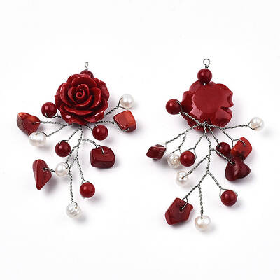Synthetic Stone Big Pendants