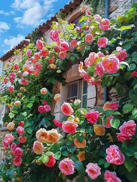 800pcs Climbing Rose + 200pcs Jasmine Seeds – Mixed Colors, Fragrant Vine Plants for Butterfly Gardens