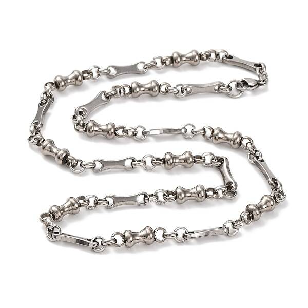 201 Stainless Steel Bone Link Chain Necklace