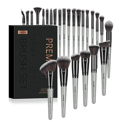 MAANGE Soft Bristle Makeup Brushes Sets with Comfortable Grip for Women, 25pcs/set Versatile Makeup Tools for Foundation, Pow...