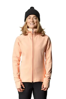 W's Power Houdi | Color: Peach Passion | Size: L