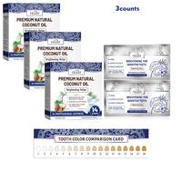 Premium Natural Coconut Oil Tooth Brightening Strips, 3 Counts/set Teeth Brightening Strips, Oral Care Strips for Men & Women...