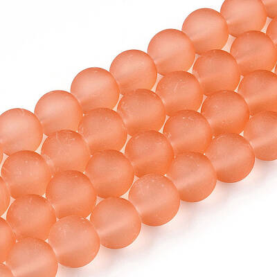 Transparent Glass Bead Strands