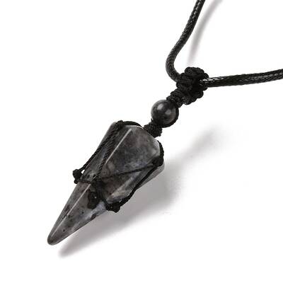 Natural Labradorite Pendants Necklaces