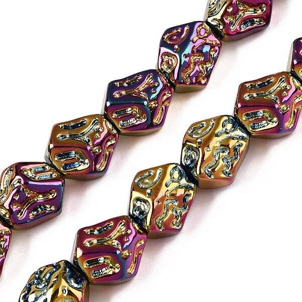 Electroplate Glass Beads Strands