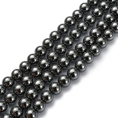 Non-Magnetic Synthetic Hematite Beads Strands