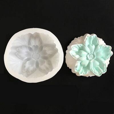 Cherry Blossom Flower Shaped DIY Candle Silicone Molds