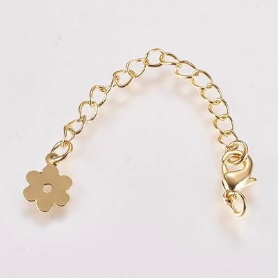 Long-Lasting Plated Brass Chain Extender