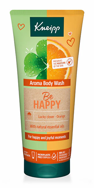 Kneipp Feel Happy & Free Shower Gel (Body Cleanser) Aroma) 200 ml