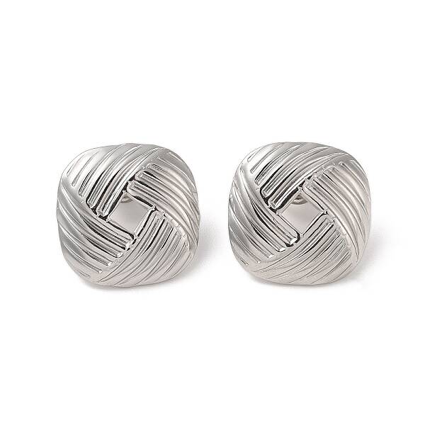 Non-Tarnish 304 Stainless Steel Stud Earrings for Women