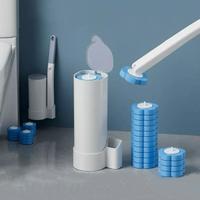 Disposable Toilet Brush Set – Toilet Bowl Cleaner with Holder, 14 Refills for Deep Cleaning & Hygienic Bathroom Care