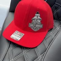 HD Motorcycle Custom Made Patch Flat Bill Snapback FlexFit Unisex Hat Classic Trucker Adjustable Trendy Caps for Men Women Gi...