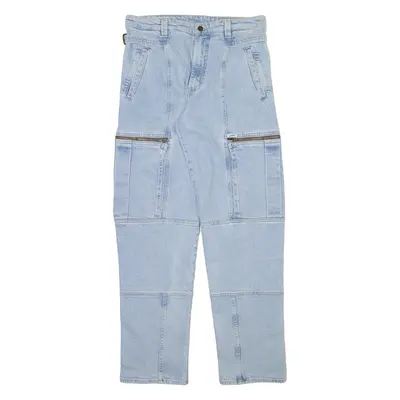 GUESS Womens Jeans Blue Relaxed Tapered W30 L32